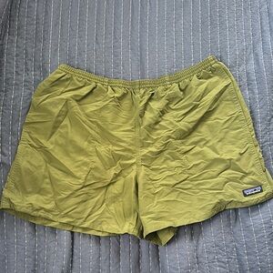 Patagonia Light Olive Active Shorts